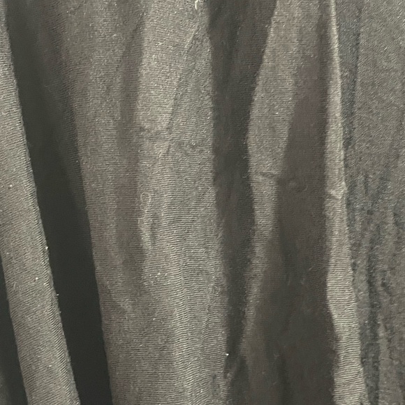 Lilla P Black Drape Neck Blouse medium - Picture 4 of 7